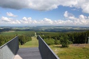 Blick vom Aussichtspunkt hinab