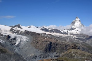Matterhorn mit Theodulgletscher