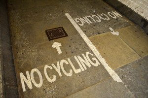 Linksverkehr auch im Greenwich-Tunnel