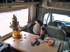 Weihnachten mit Pingu im Wohnmobil