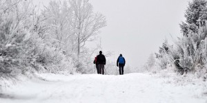 Wanderung im Schnee