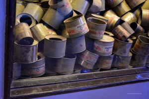 Leere Dosen von Giftgas