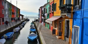 Im Hintergrund die Hauptinsel Venedigs