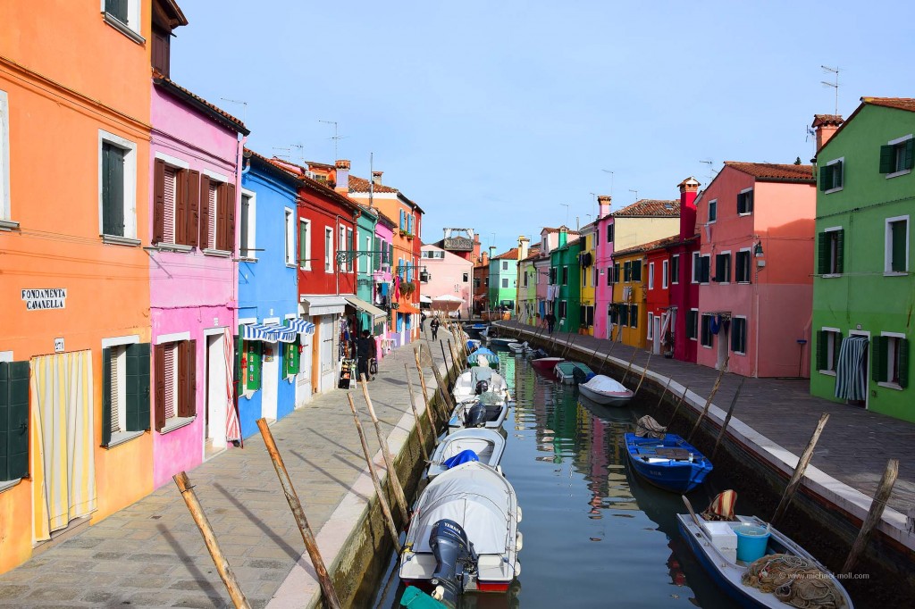 Einer der Kanäle in Burano