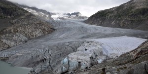 Rhone-Gletscher mit Plane