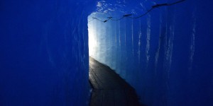 Tunnel im Rhone-Gletscher