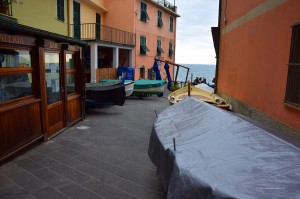 Fischerboote auf der Straße