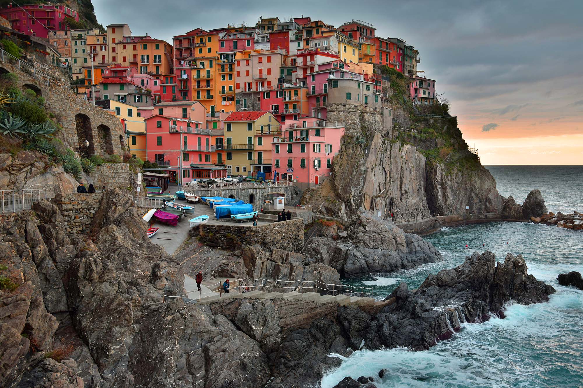 Blick auf Manarola Die Weltenbummler