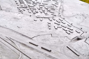 Modell der Gedenkstätte