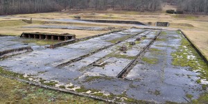 Überreste des Konzentrationslagers