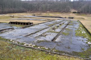 Überreste des Konzentrationslagers