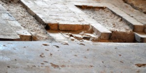 Hier wurden Reste der Menschen einfach weggespült