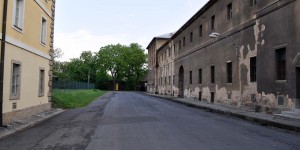 Straße im Ghetto Theresienstadt