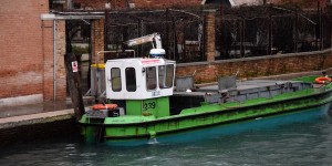 Müllabfuhr in Venedig