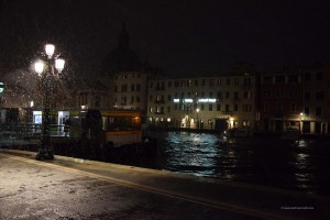 Schnee in Venedig