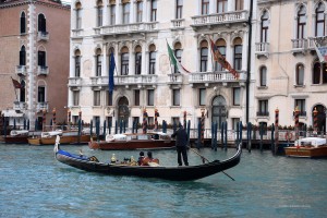 Auf dem Canal Grande unterwegs