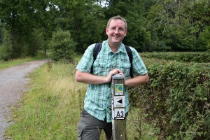 Michael Moll auf dem Eifelsteig