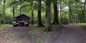 Wanderhütte auf dem Brotpfad
