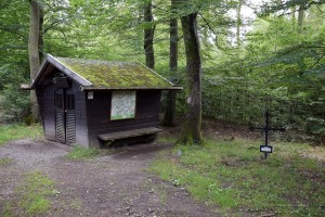 Wanderhütte auf dem Brotpfad