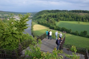 Blick vom Weser Skywalk