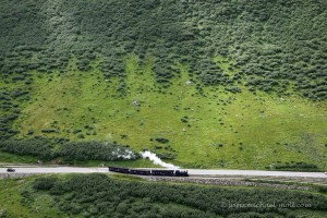 Dampflok am Furkapass