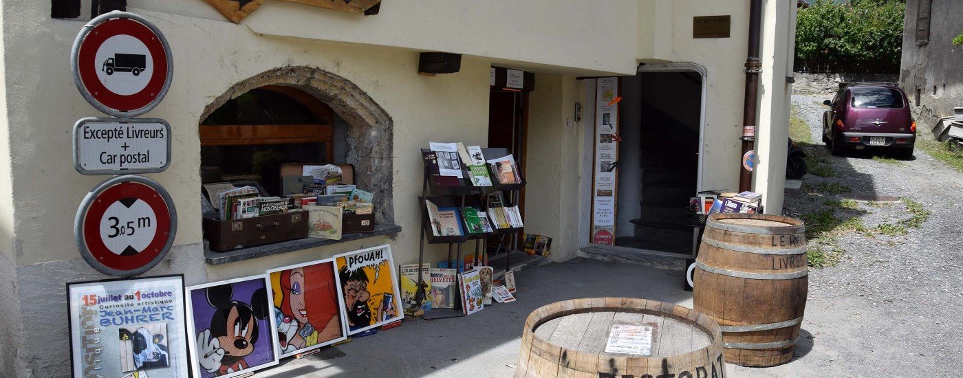 Buchladen in St-Pierre-de-Clages