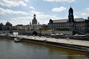Blick auf die Altstadt von Dresden