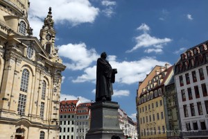 Lutherdenkmal vor der Frauenkirche