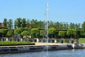Fontäne im Barockgarten
