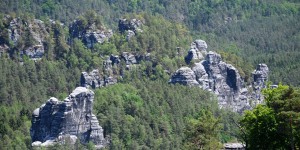 Felsen im Elbsandsteingebirge