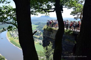 An der Bastei wurde es voll