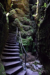 Treppen in den Schwedenlöchern