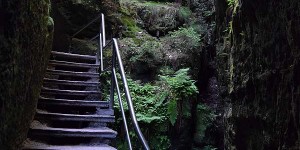 Treppen in den Schwedenlöchern