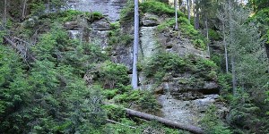 Felsen auf tschechischer Seite