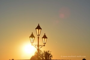 Sonnenuntergang in Pirna