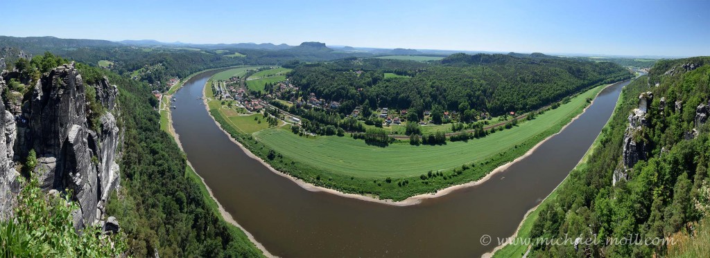 Panorama von der Bastei