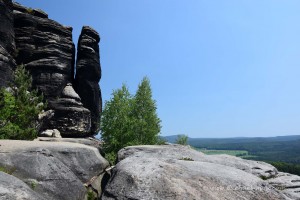Aussicht auf die Sächsische Schweiz