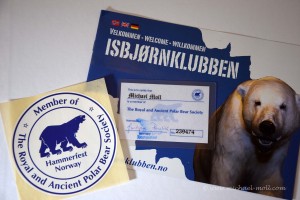 Mitgliedsausweis des Eisbärenclubs