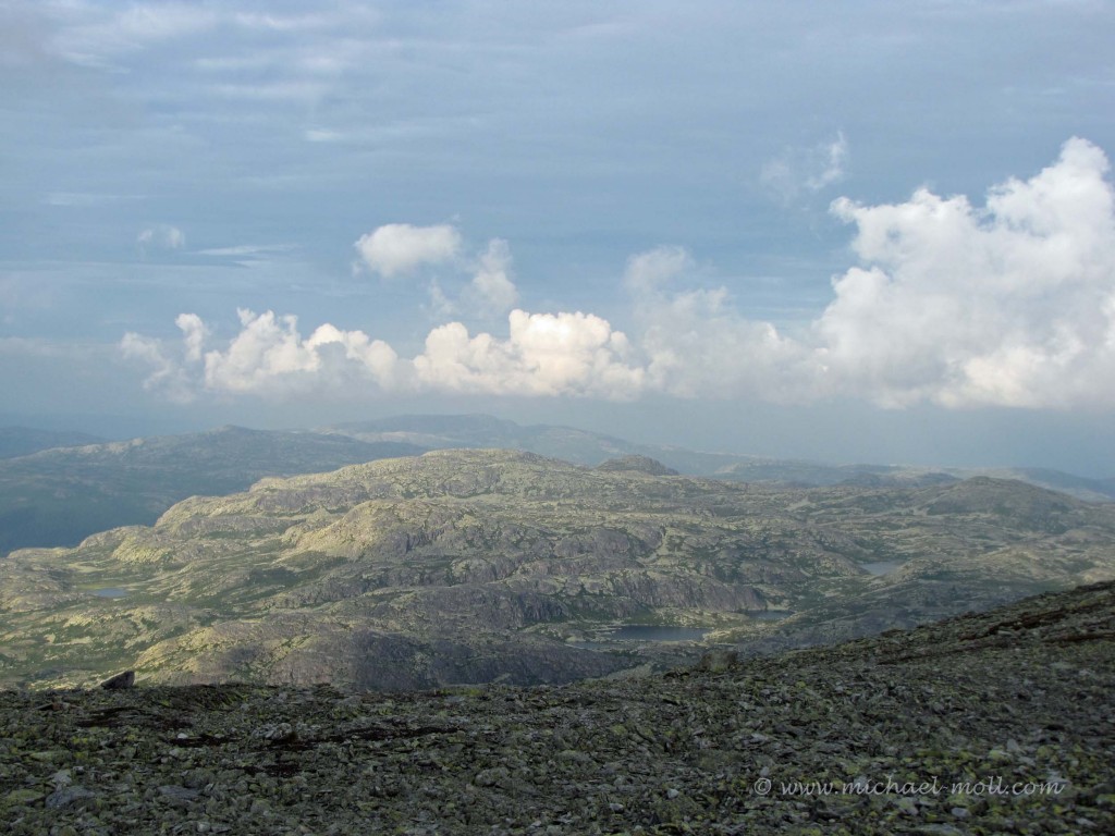 Blick bis zur Hardangervidda