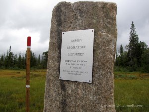 Geografischer Mittelpunkt von Norwegen