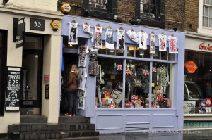 Typisches Geschäft in Notting Hill