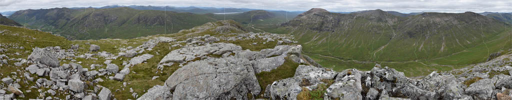 Panorama auf das Glen Coe (13 MB, 23085x5710 Pixel)