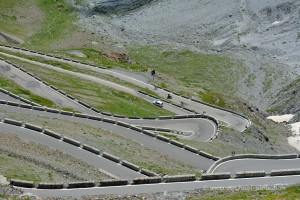 Serpentinen am Stilfser Joch