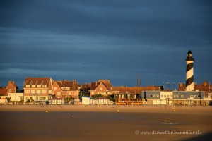 Sonnenuntergang in Gravelines