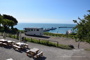 Parkplatz an den Weißen Klippen