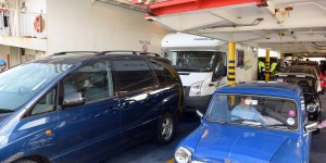 Wohnmobil auf der Fähre