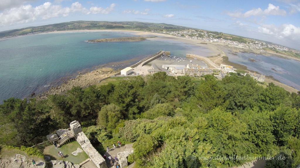 Ausblick von St Michaels Mount