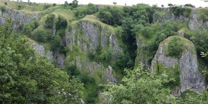 Felsformationen im Cheddar Tal