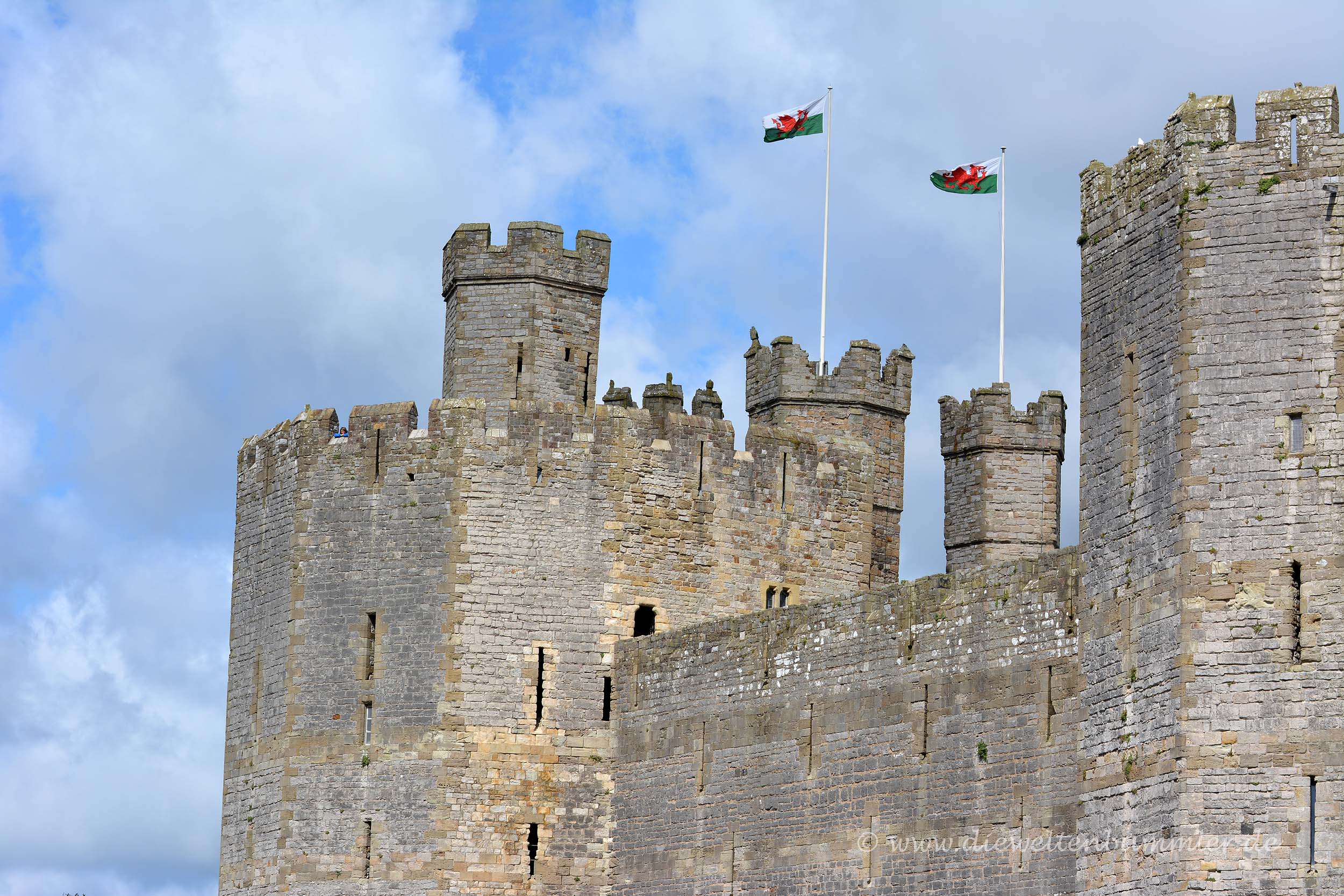 Caernarfon Castle Die Weltenbummler