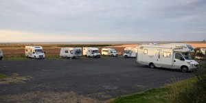 Camping vor der Holy Island